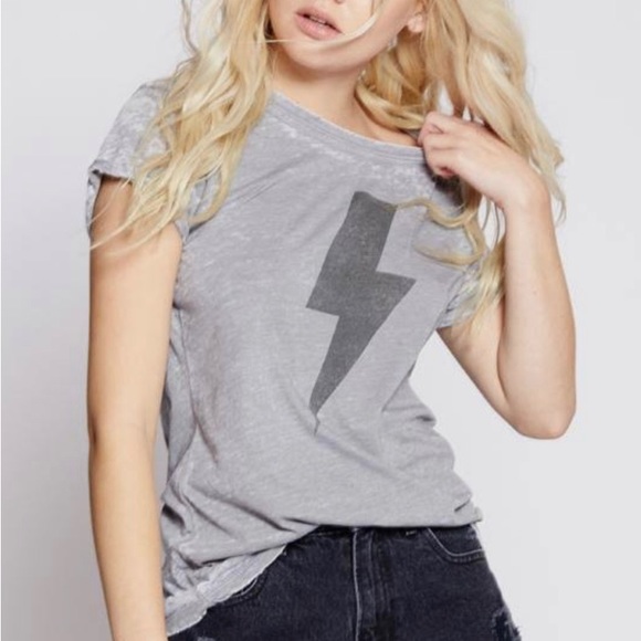 Recycled Karma - AC/DC Black Lightning Bolt T-Shirt - Picture 1 of 6